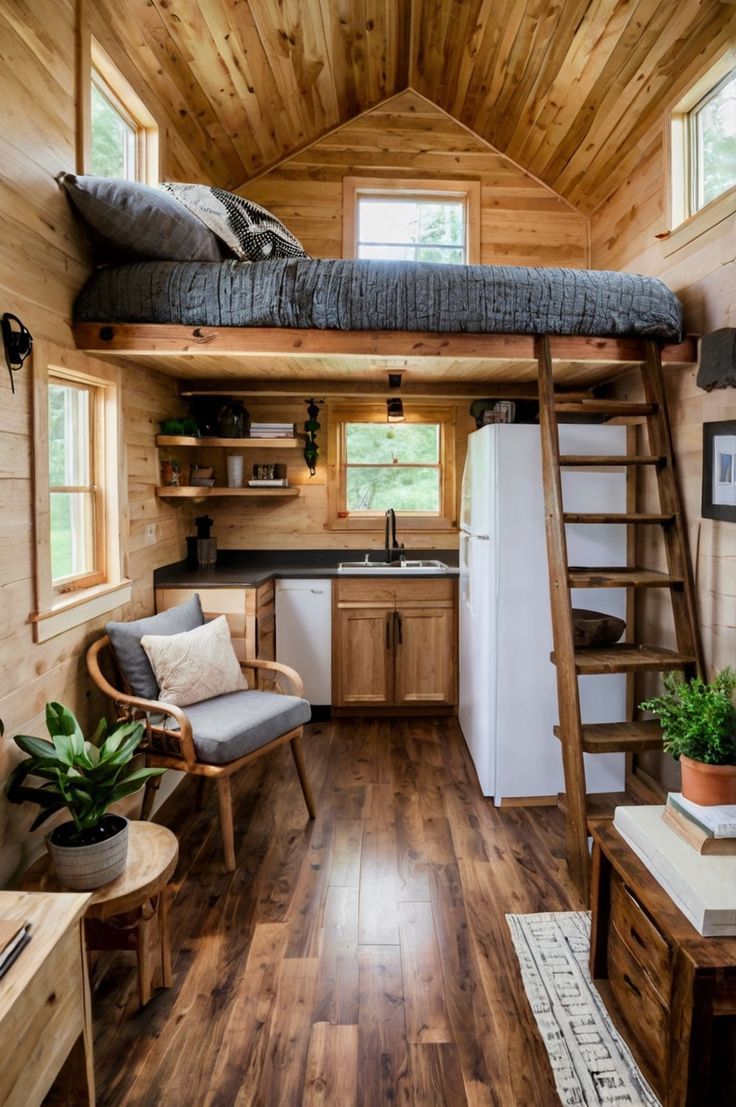 Tiny house ve bungalov konsept görseli 25